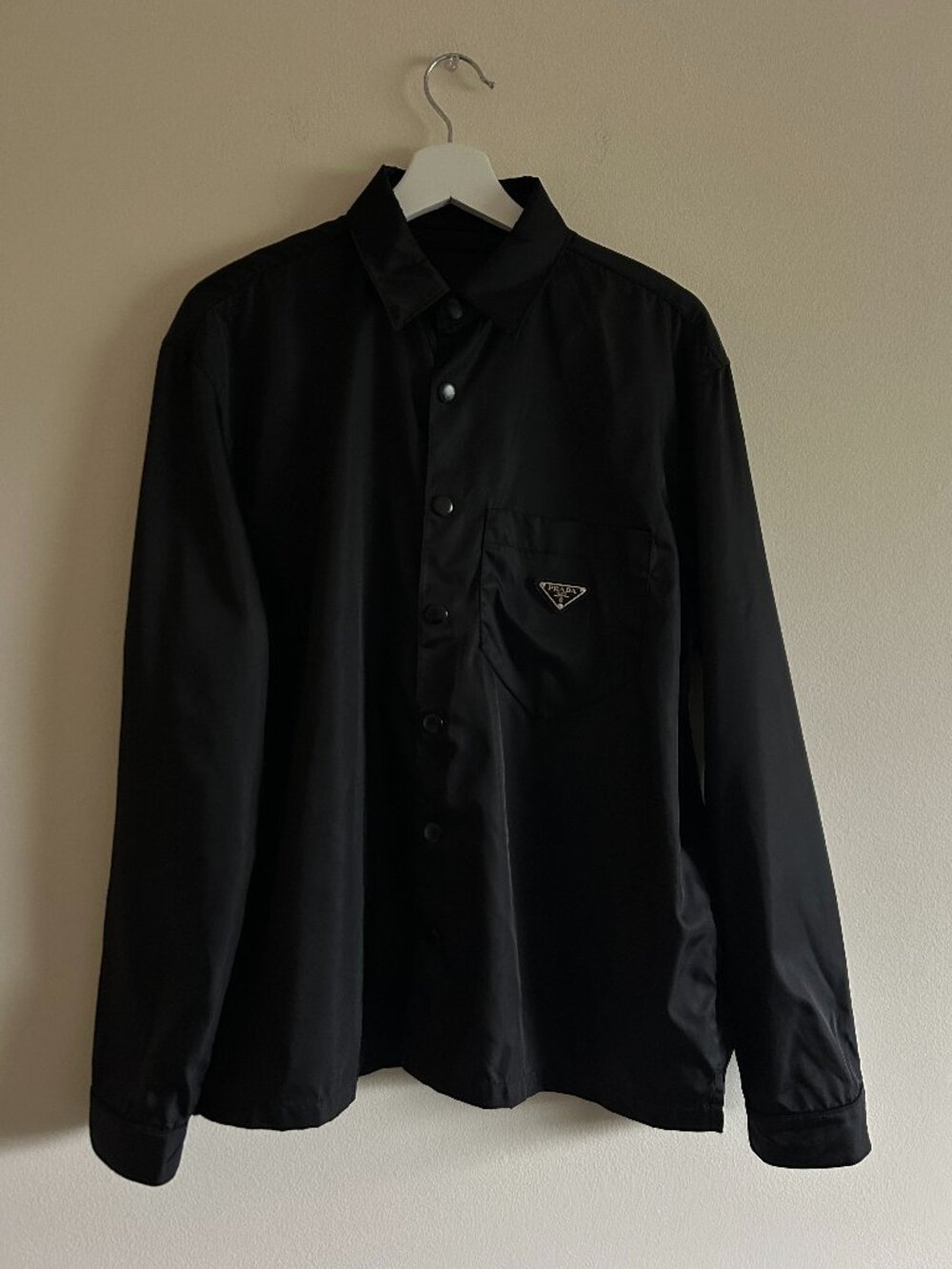 Prada Re-Nylon Long Sleeve Shirt Size M